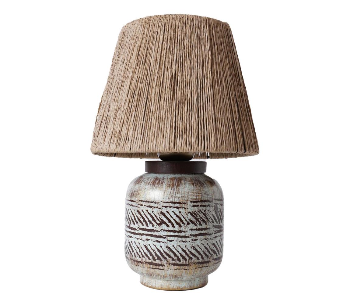 Donoci Stolná lampa RAMZES 1xE27/40W/230V hnedá 687HMY2294