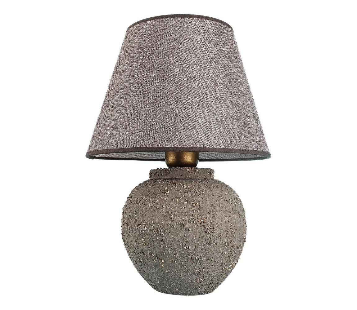 Donoci Stolná lampa RAMZES 1xE27/40W/230V hnedá