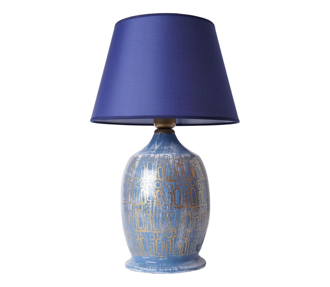 Donoci Stolná lampa RAMZES 1xE27/40W/230V modrá 687HMY2239