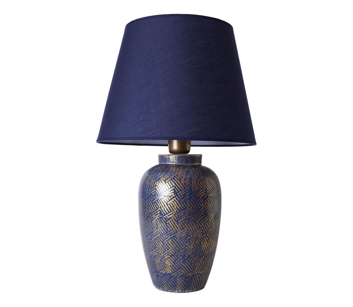 Donoci Stolná lampa RAMZES 1xE27/40W/230V modrá 687HMY2281