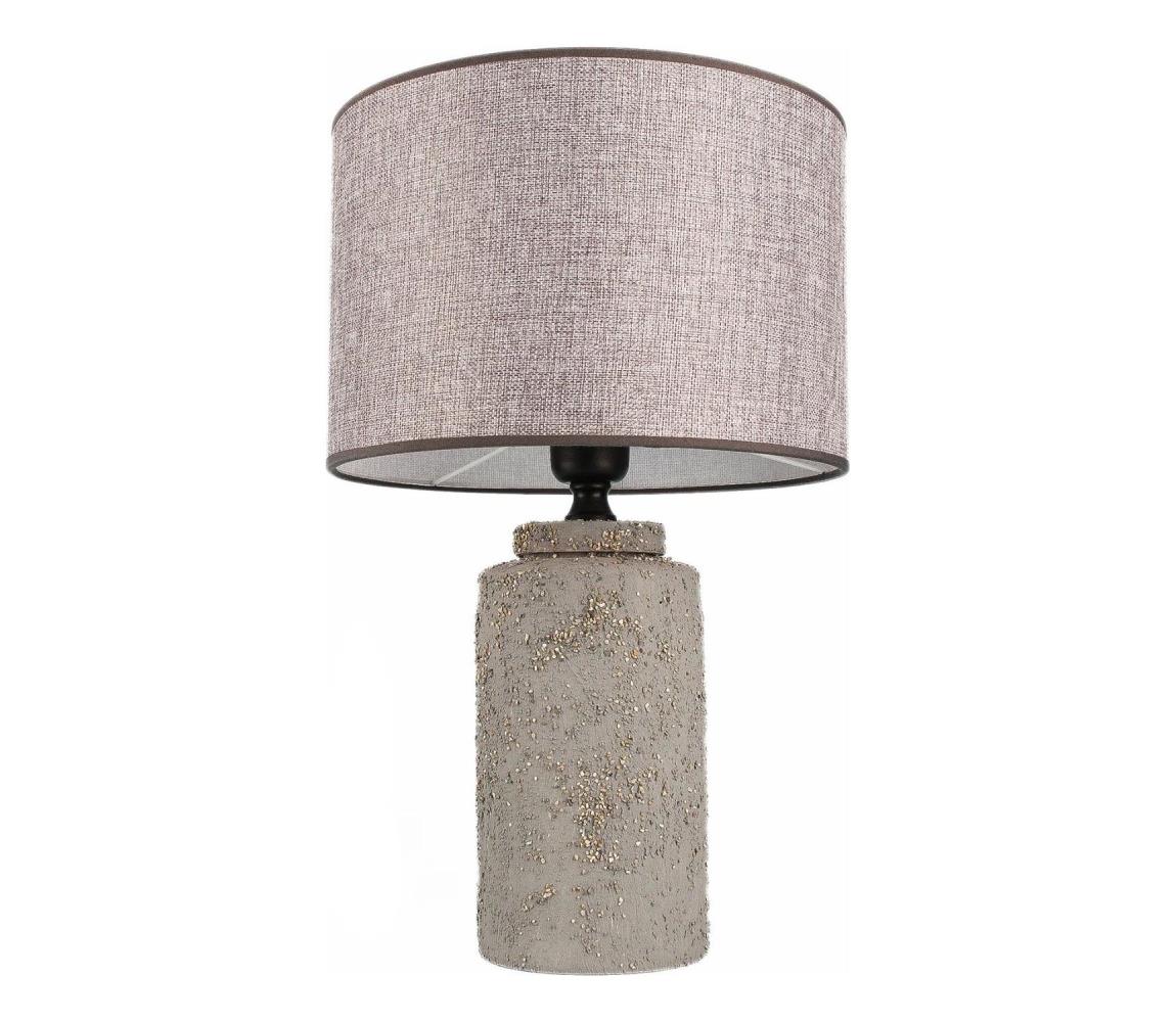 Donoci Stolná lampa RAMZES 1xE27/40W/230V šedá 687HMY2409