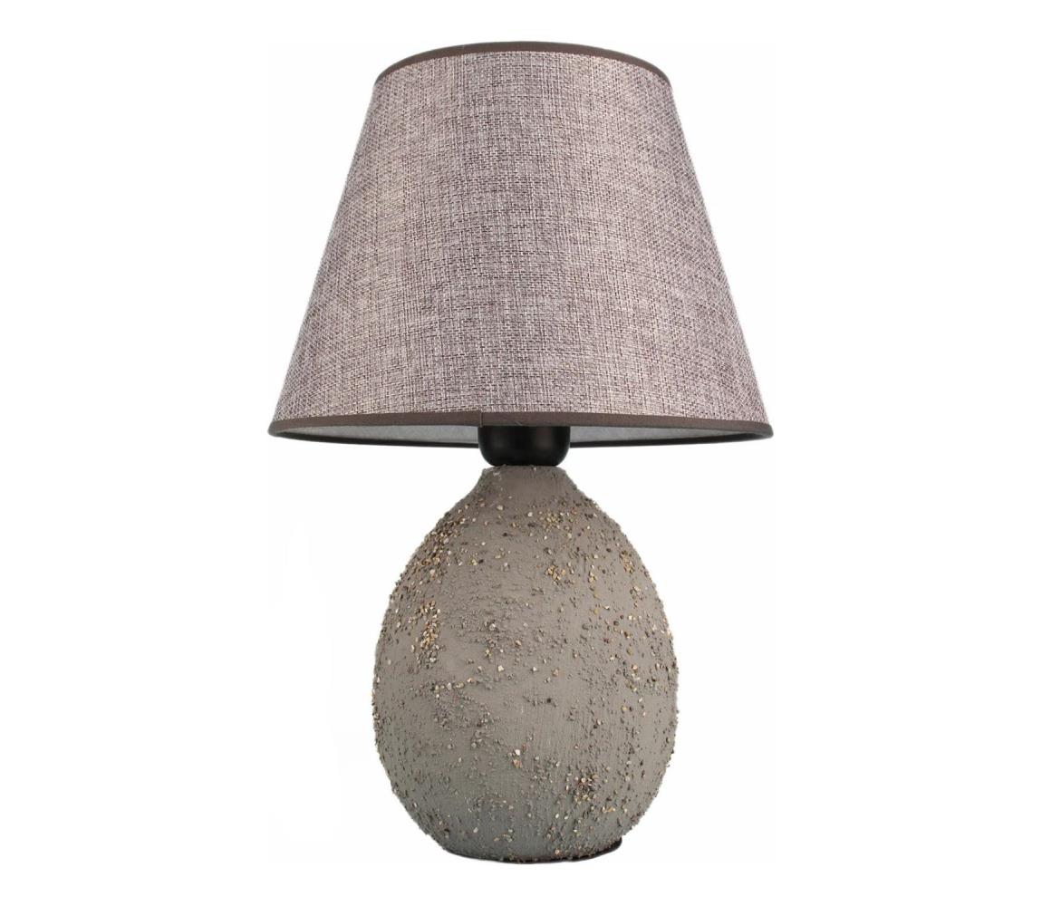 Donoci Stolná lampa RAMZES 1xE27/40W/230V šedá