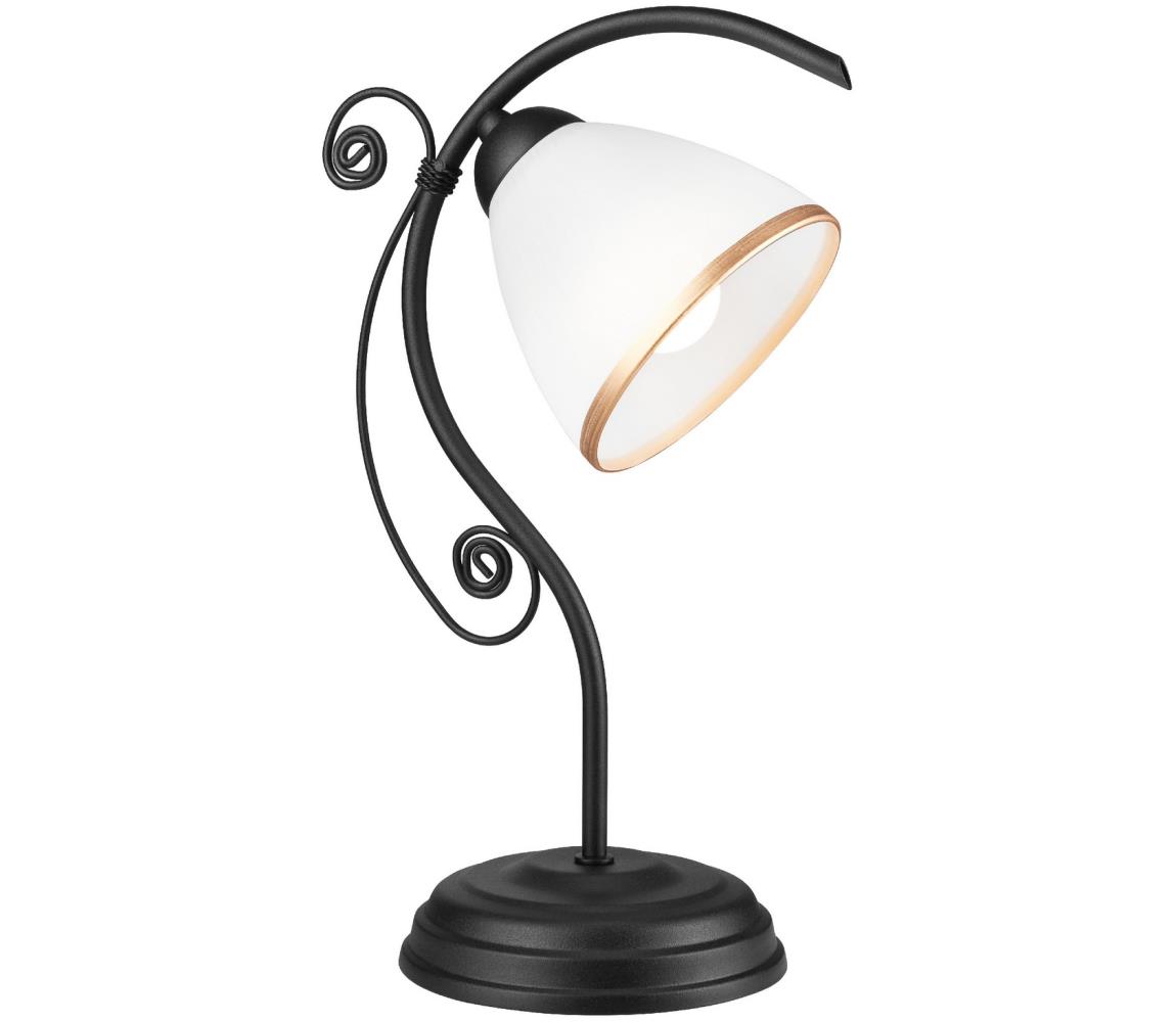 Donoci Stolná lampa RETRO II 1xE27/60W/230V čierna