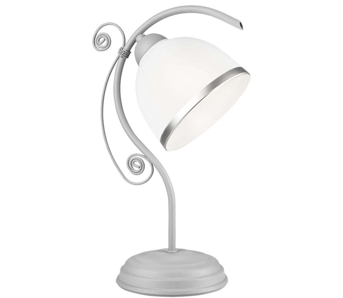 Donoci Stolná lampa RETRO II 1xE27/60W/230V strieborná