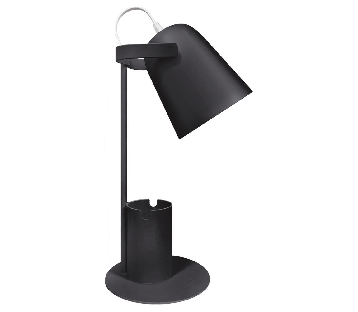 Donoci Stolná lampa ROLIG 1xE27/25W/230V čierna