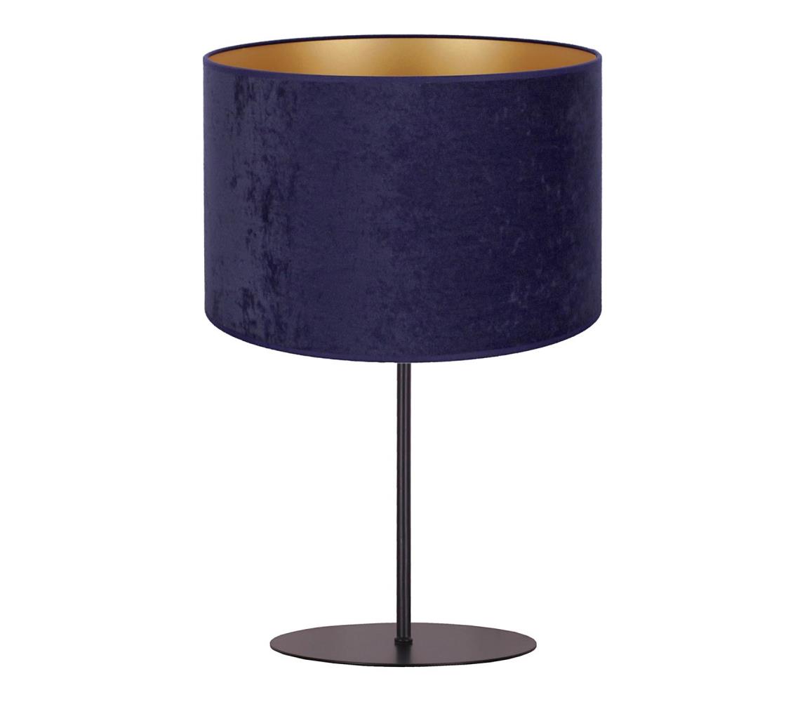 Donoci Stolná lampa ROLLER 1xE14/15W/230V pr. 20 cm modrá/zlatá