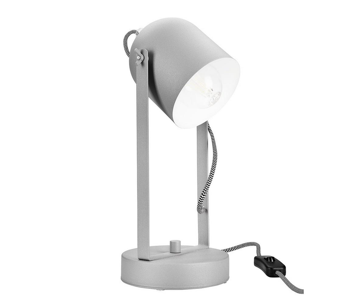 Donoci Stolná lampa SURI 1xE27/60W/230V šedá