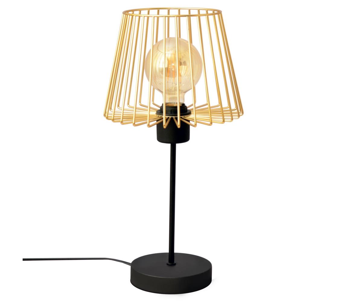 Donoci Stolná lampa TORRI 1xE27/15W/230V zlatá/čierna