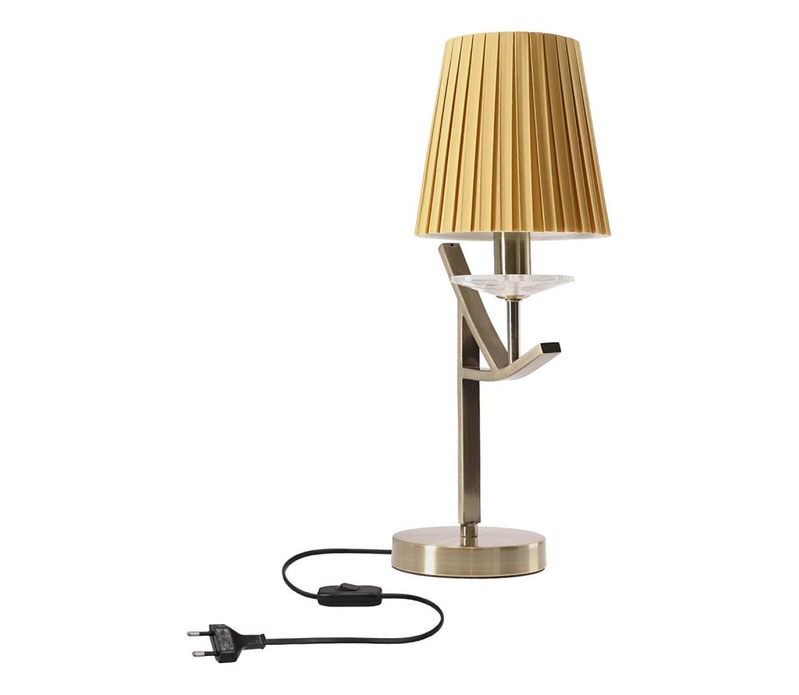 Donoci Stolná lampa VITORIA 1xE14/40W/230V žltá/mosadz