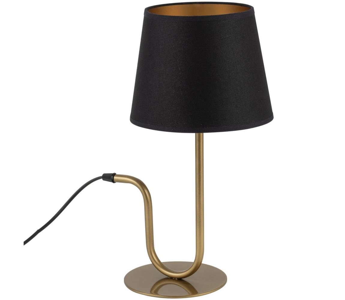 Donoci Stolná lampa VOLUTTO 1xE27/60W/230V čierna/medená