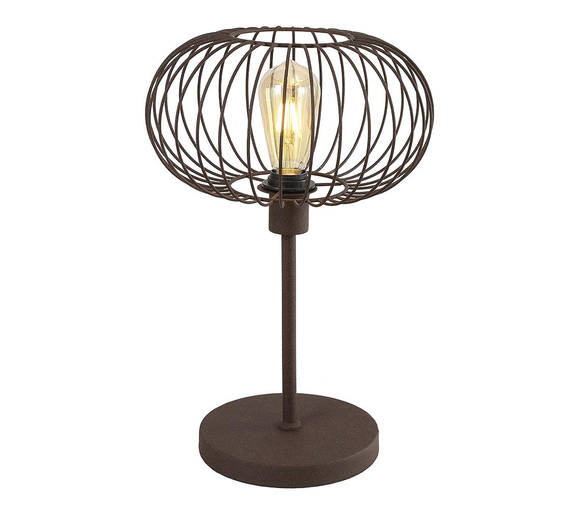 Donoci Stolná lampa WIRE 1xE27/15W/230V hnedá