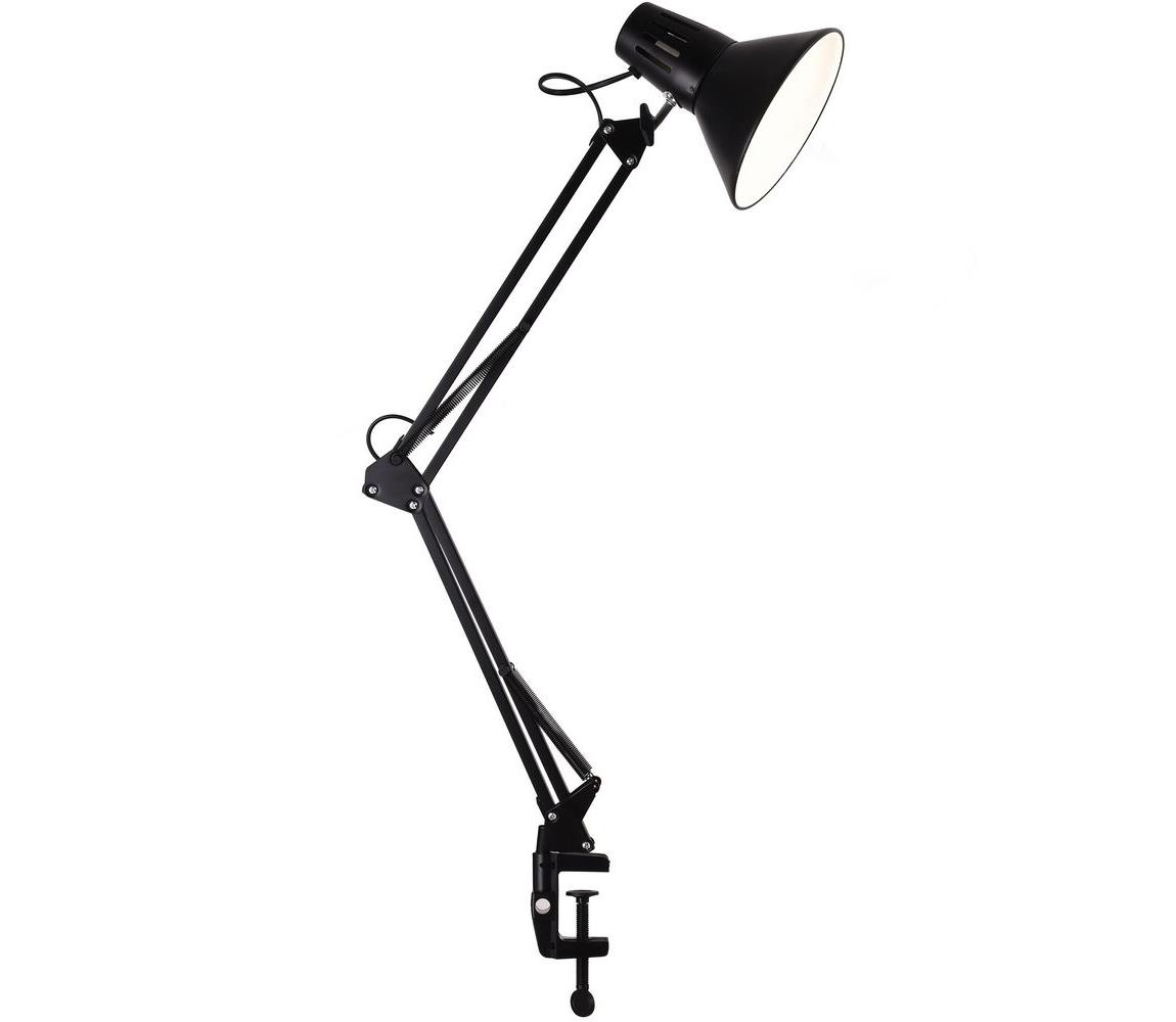 Donoci Stolná lampa WORKER 1xE27/10W/230V čierna