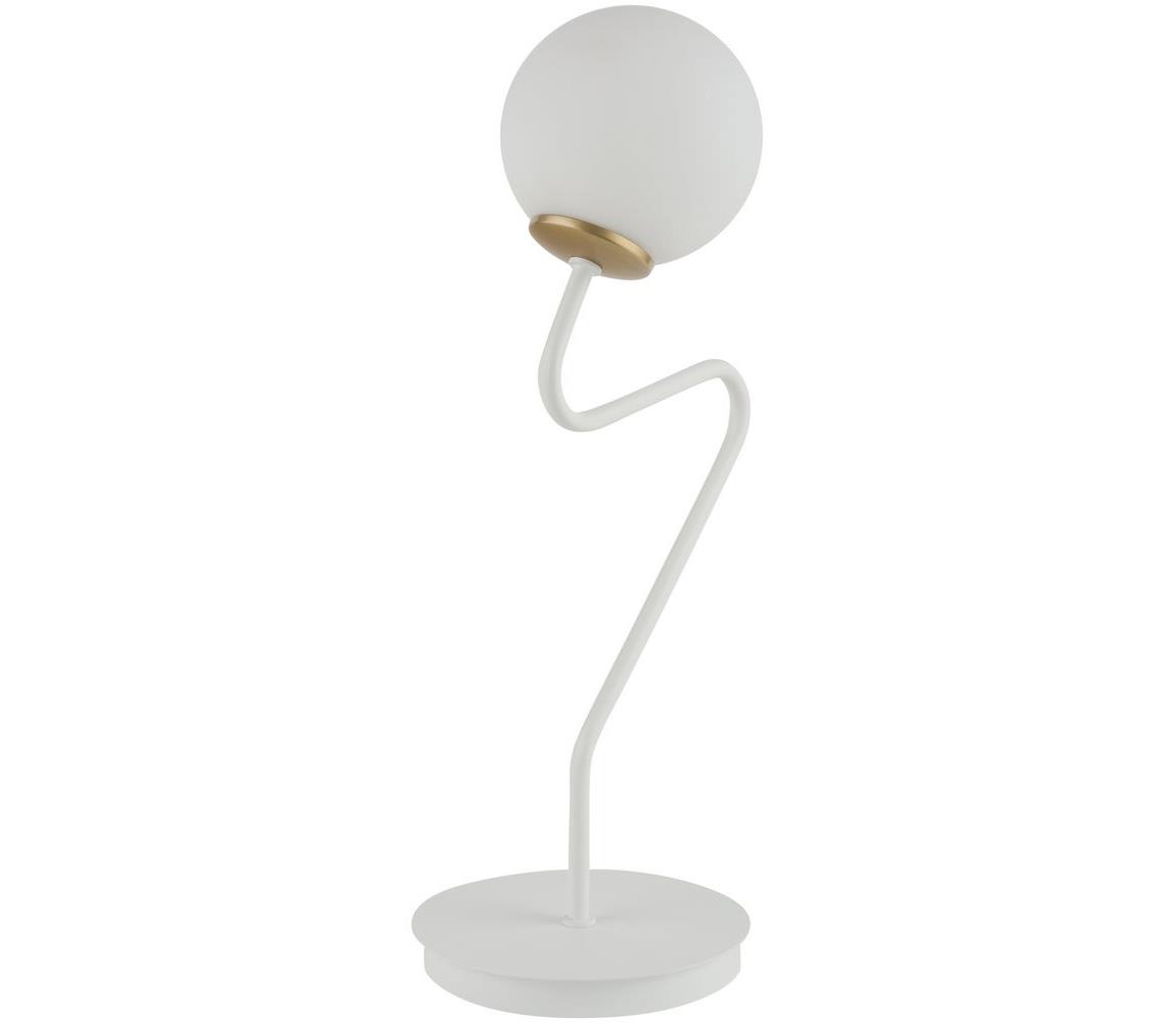 Donoci Stolná lampa ZIGZAG 1xG9/12W/230V biela