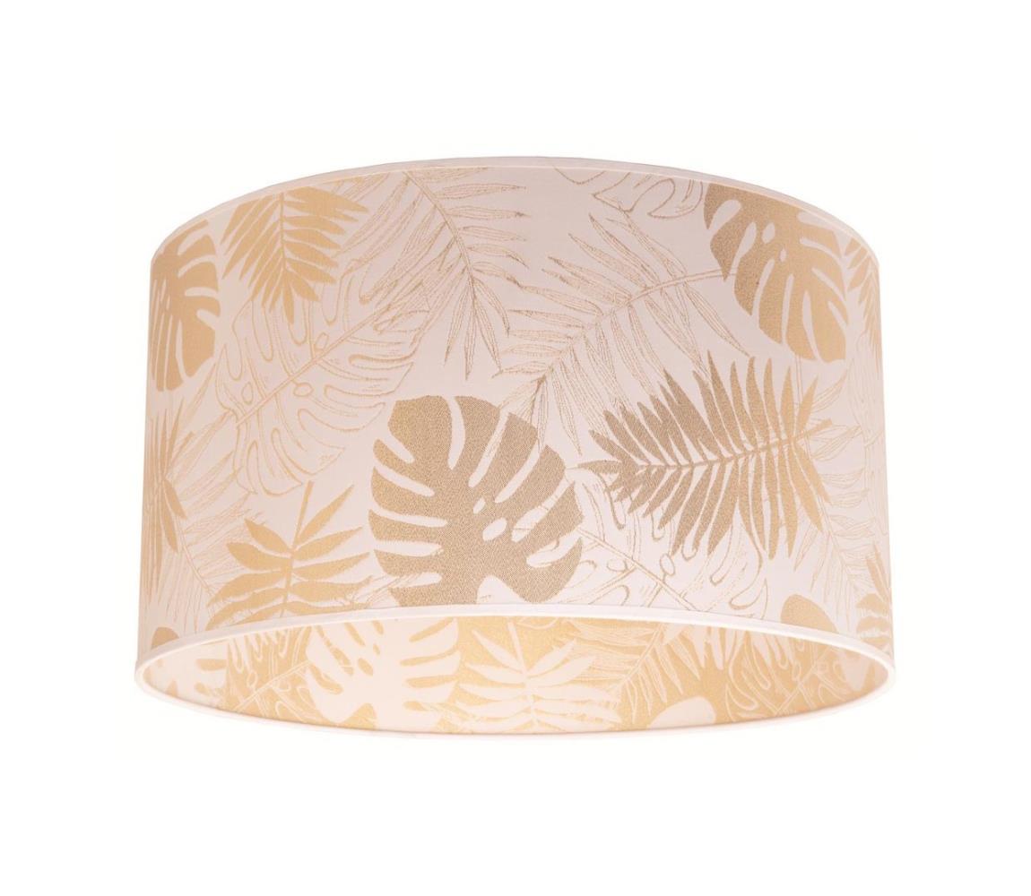 Donoci Stropné svietidlo ARECA 1xE27/40W/230V pr. 45 cm mosadz/biela