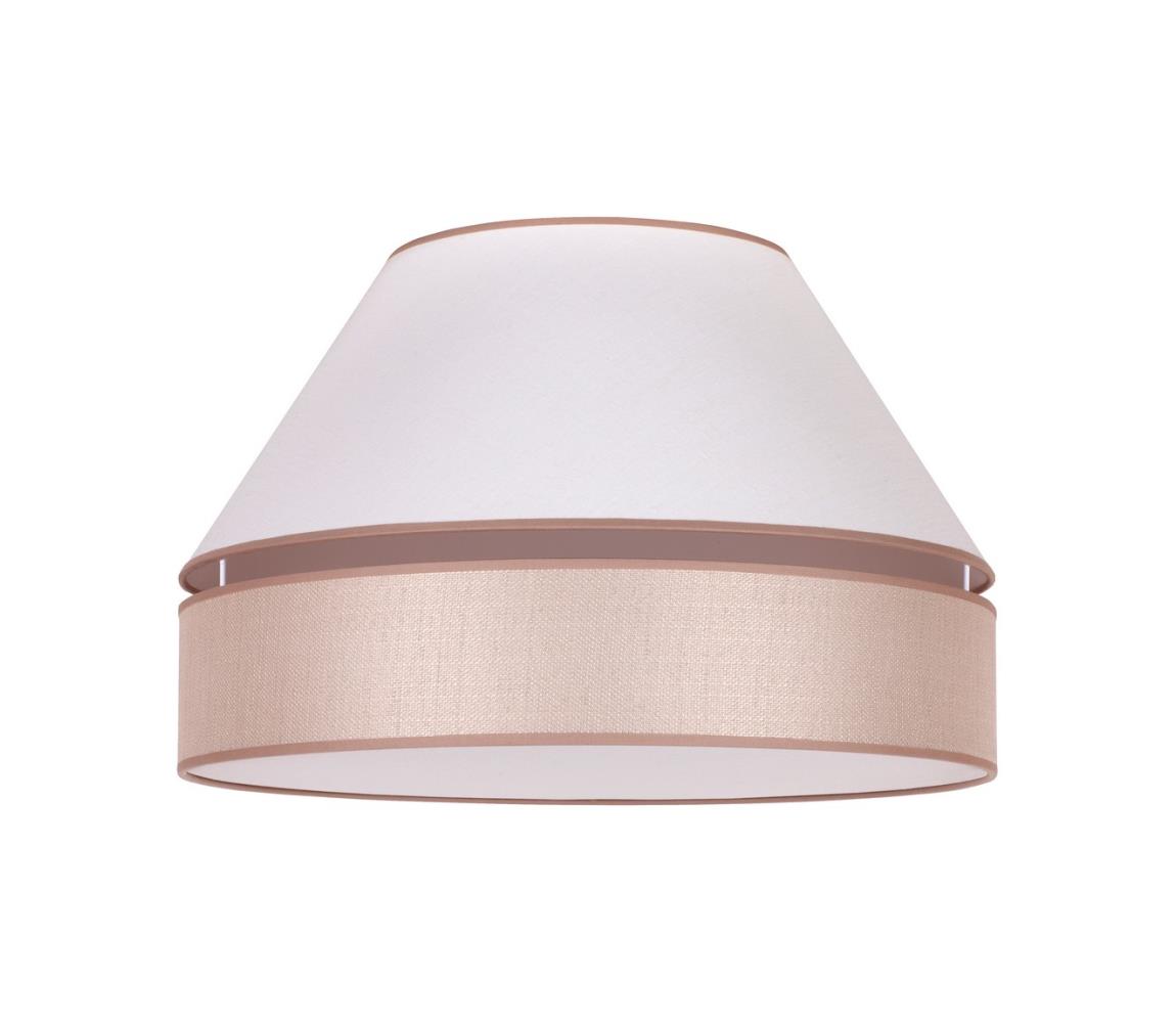 Donoci Stropné svietidlo AVIGNON 1xE27/15W/230V pr. 50 cm biela/béžová