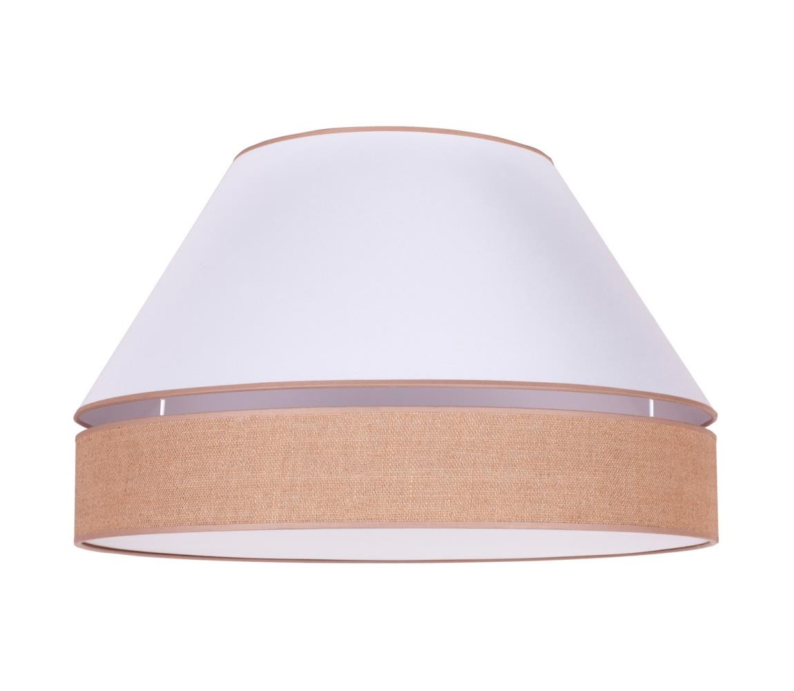 Donoci Stropné svietidlo AVIGNON 3xE27/15W/230V pr. 60 cm biela/hnedá