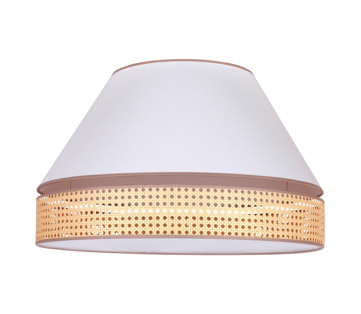 Donoci Stropné svietidlo AVIGNON 3xE27/15W/230V pr. 60 cm biela/ratan