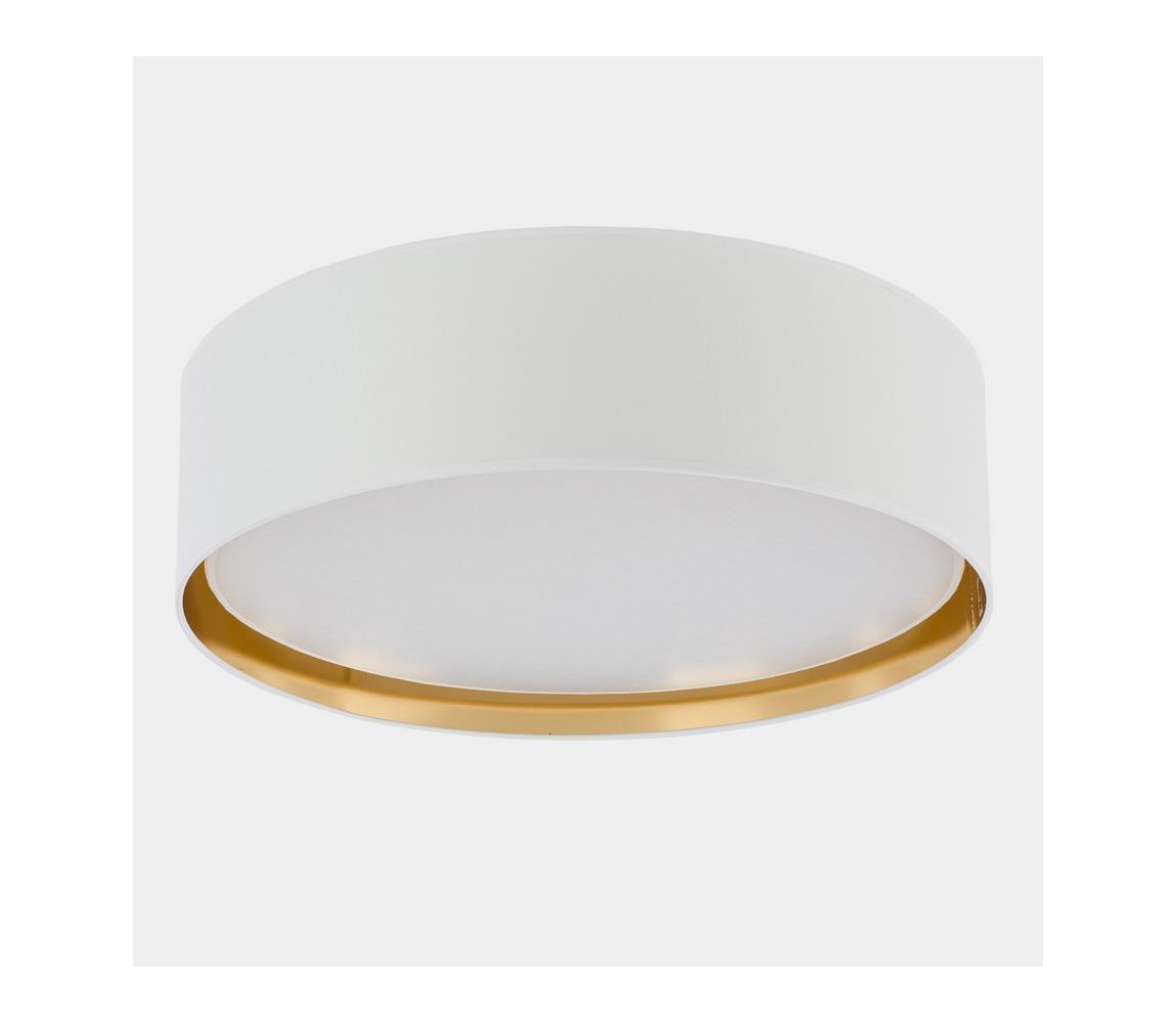 Donoci Stropné svietidlo BILBAO 4xE27/15W/230V pr. 60 cm biela/zlatá