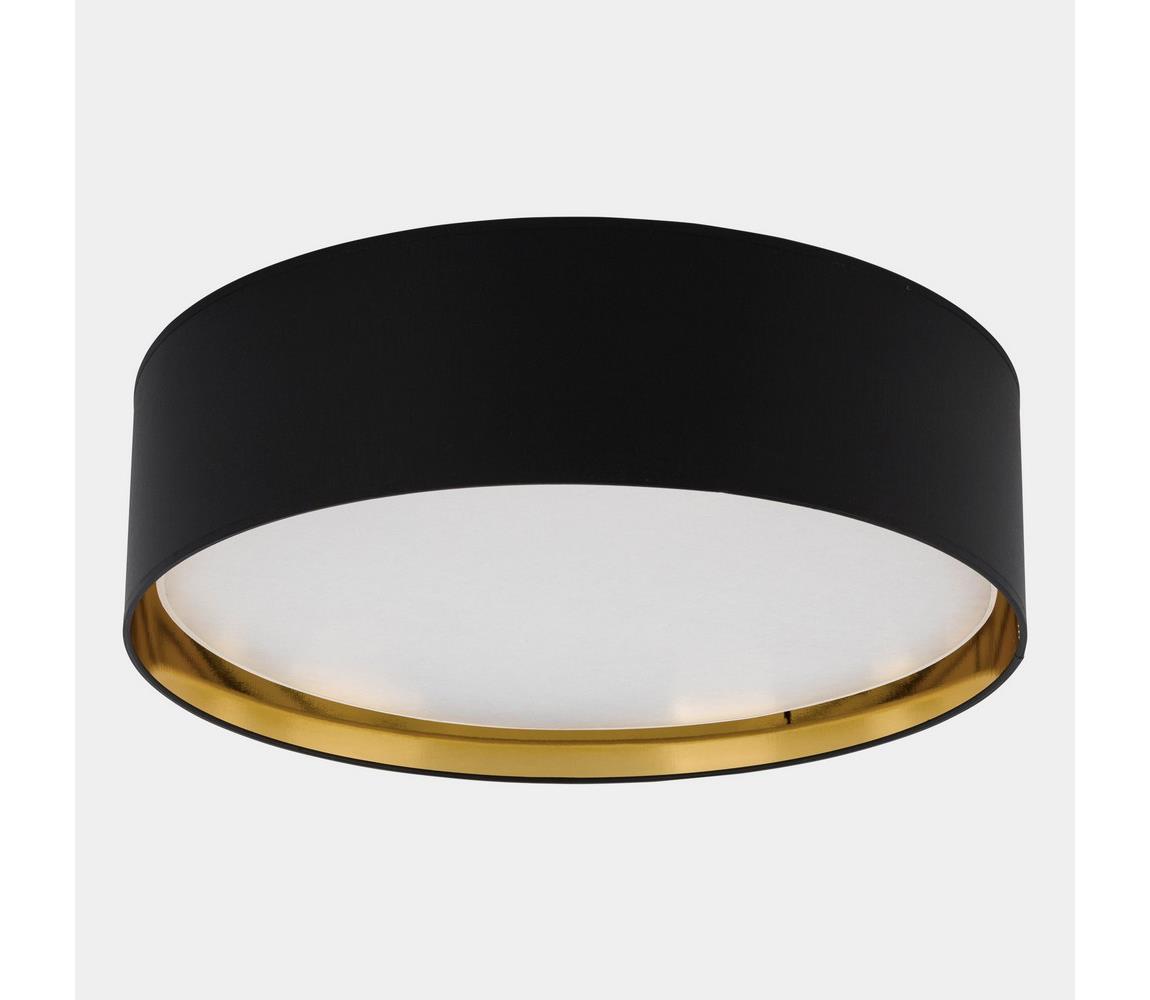 Donoci Stropné svietidlo BILBAO 4xE27/15W/230V pr. 60 cm čierna/zlatá