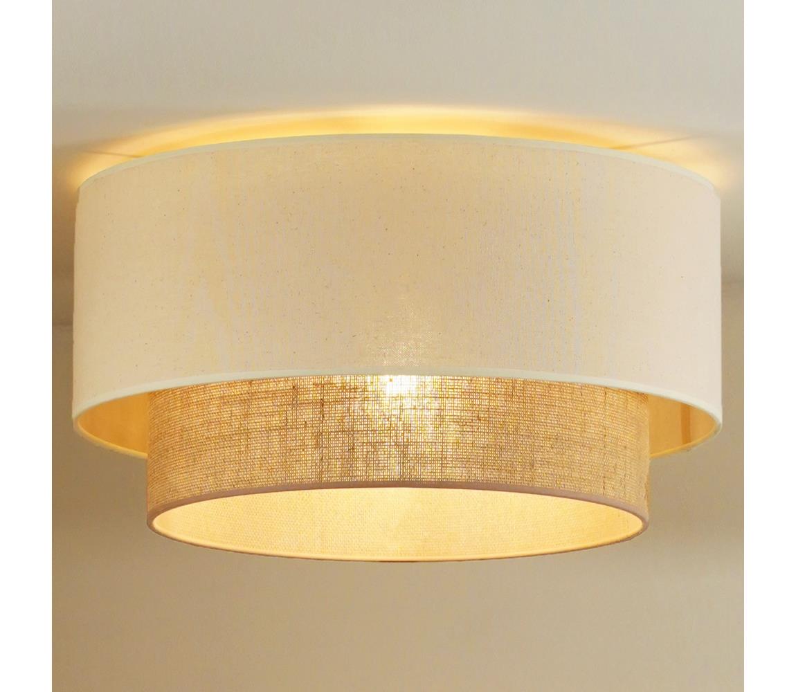 Donoci Stropné svietidlo BOHO 1xE27/15W/230V pr. 45 cm béžová/hnedá