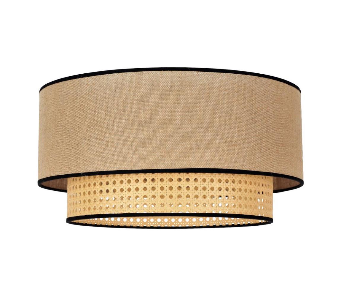 Donoci Stropné svietidlo BOHO 1xE27/15W/230V pr. 45 cm béžová/ratan
