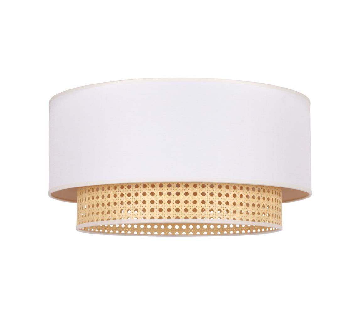 Donoci Stropné svietidlo BOHO 1xE27/15W/230V pr. 45 cm krémová/ratan