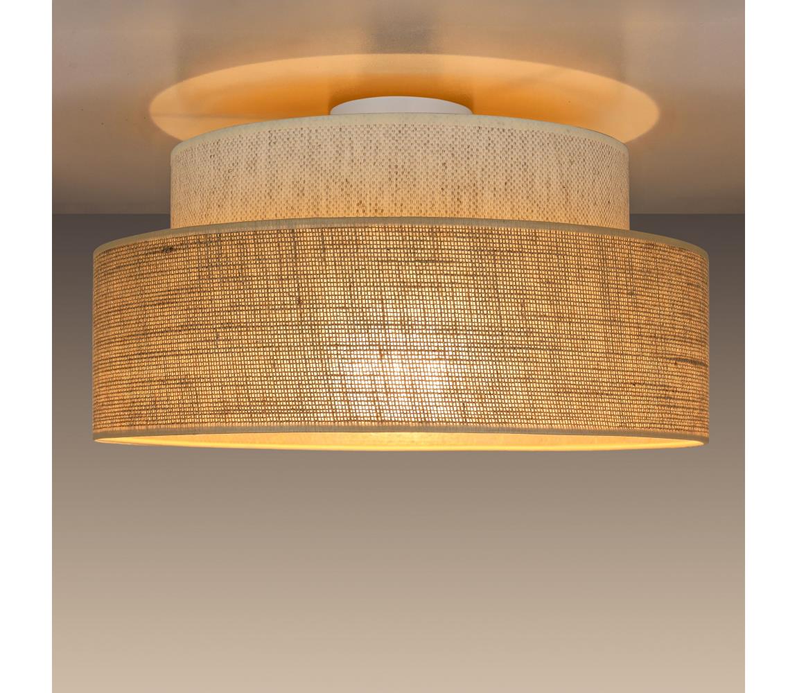 Donoci Stropné svietidlo BOHO 1xE27/60W/230V pr. 40 cm krémová/béžová