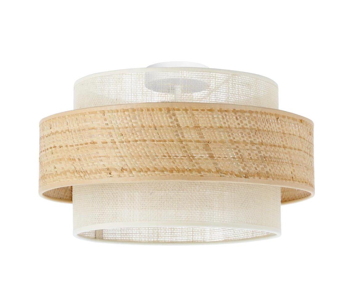 Donoci Stropné svietidlo BOHO 1xE27/60W/230V priemer 40 cm juta/krémová H0173