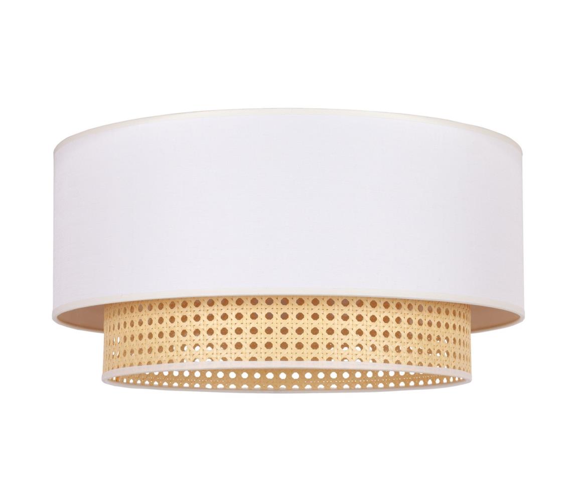 Donoci Stropné svietidlo BOHO 3xE27/15W/230V pr. 60 cm krémová/ratan