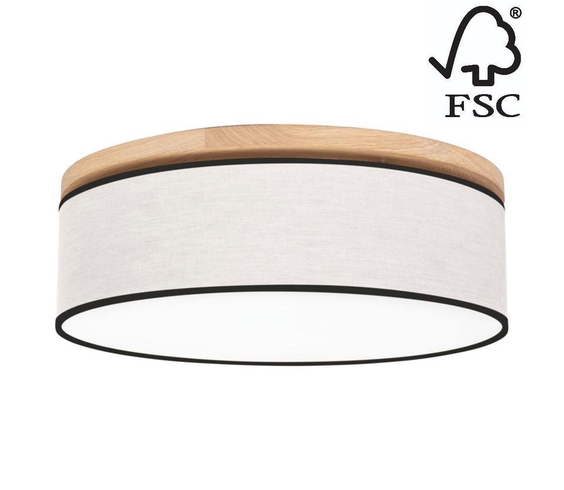 Donoci Stropné svietidlo BOHO 3xE27/25W/230V dub 48 cm