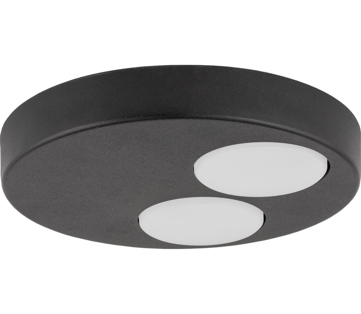 Donoci Stropné svietidlo BROS 2xGX53/12W/230V čierna