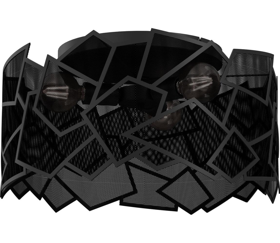 Donoci Stropné svietidlo CAMO 3xE27/15W/230V čierna