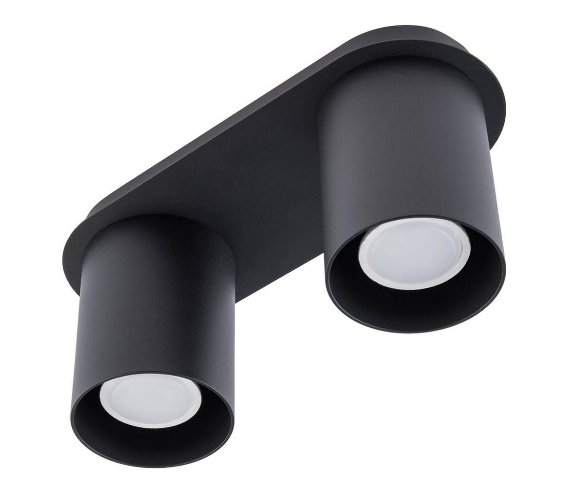 Donoci Stropné svietidlo CREEP 2xGU10/25W/230V čierna