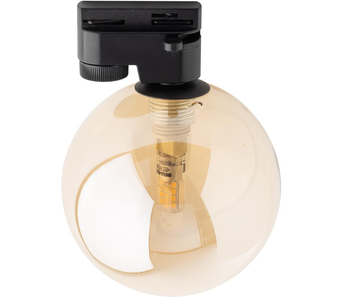 Donoci Stropné svietidlo do lištového systému TRACER 1xG9/8W/230V čierna/dymová béžová