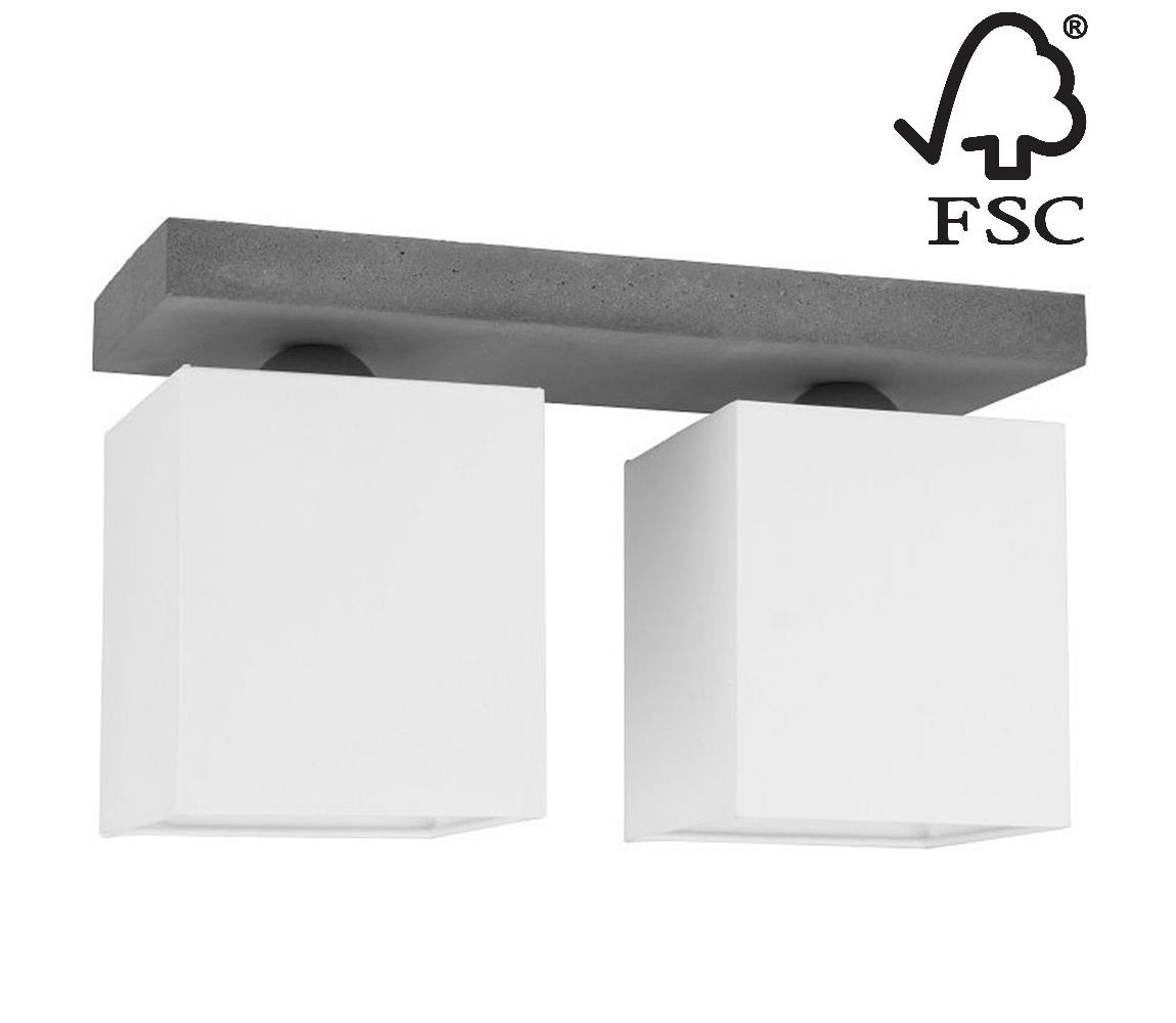 Donoci Stropné svietidlo GREAT 2xE27/25W/230V betón