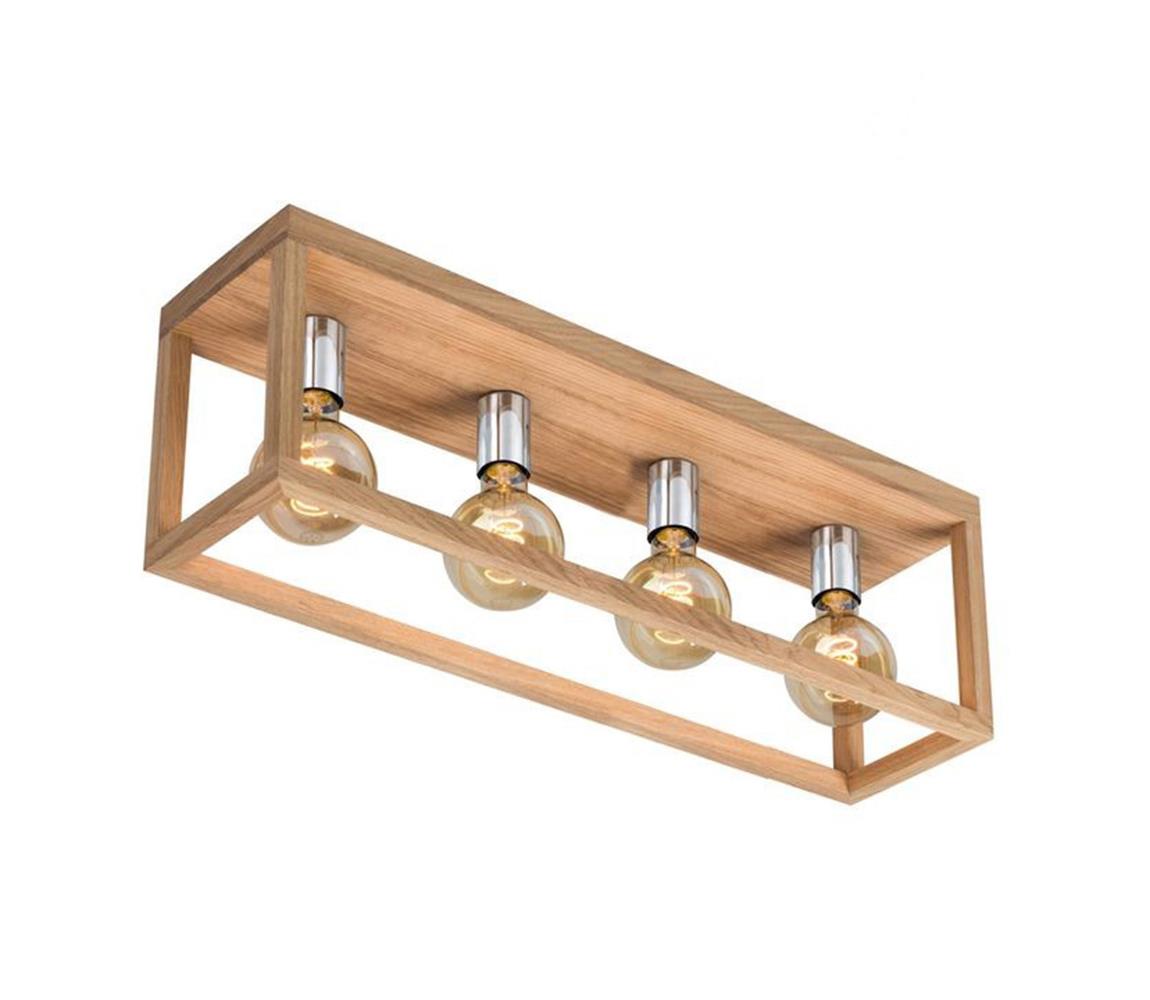 Donoci Stropné svietidlo KAGO 4xE27/60W/230V matný dub 9158474L