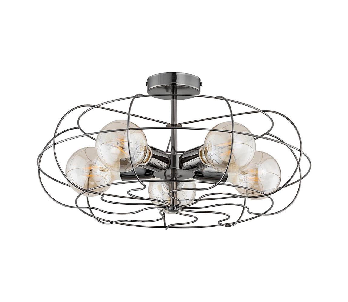 Donoci Stropné svietidlo LOTOS 5xE27/15W/230V antracit