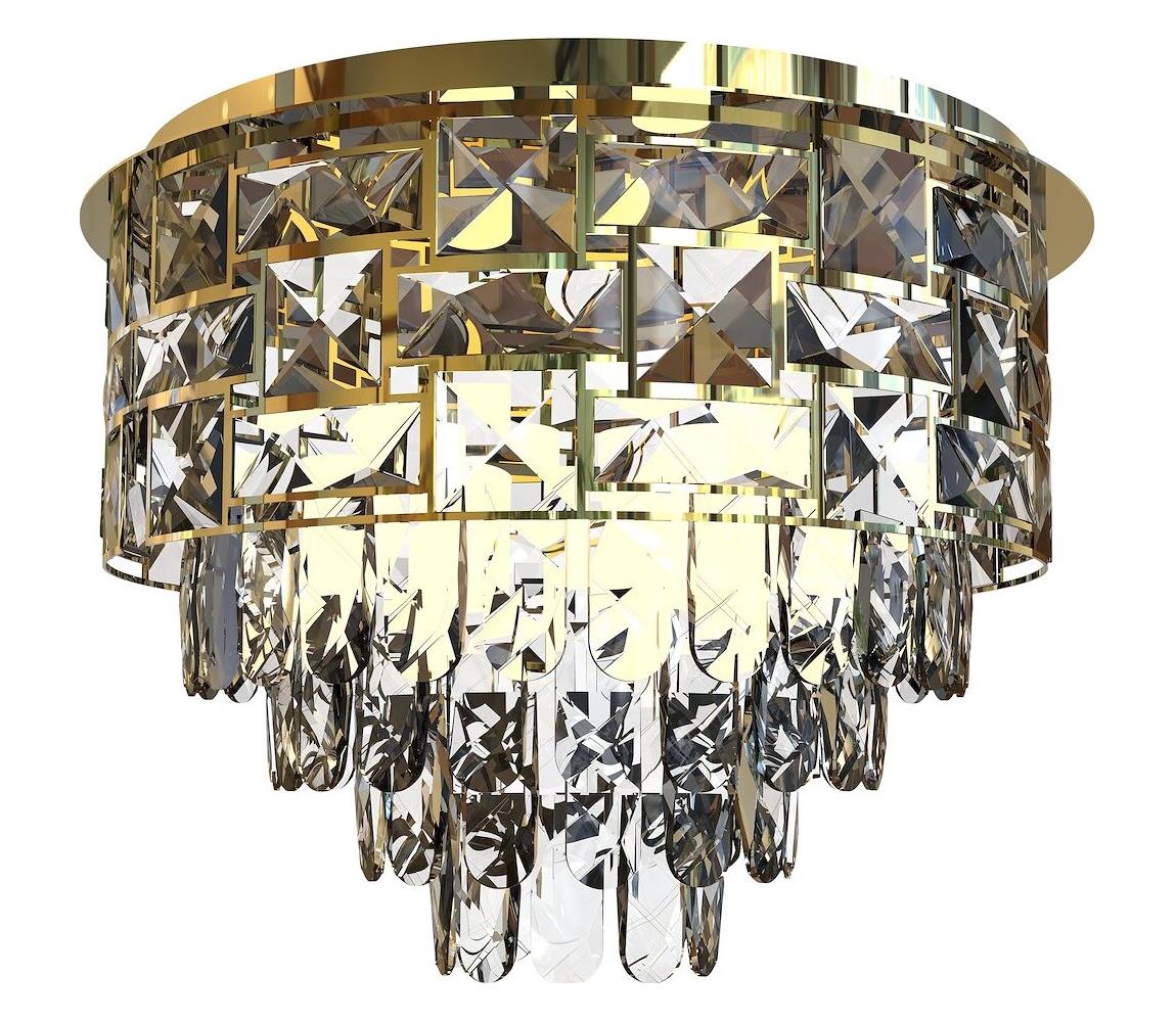 Donoci Stropné svietidlo LUXURIA 9xE14/40W/230V pr. 48 cm zlatá