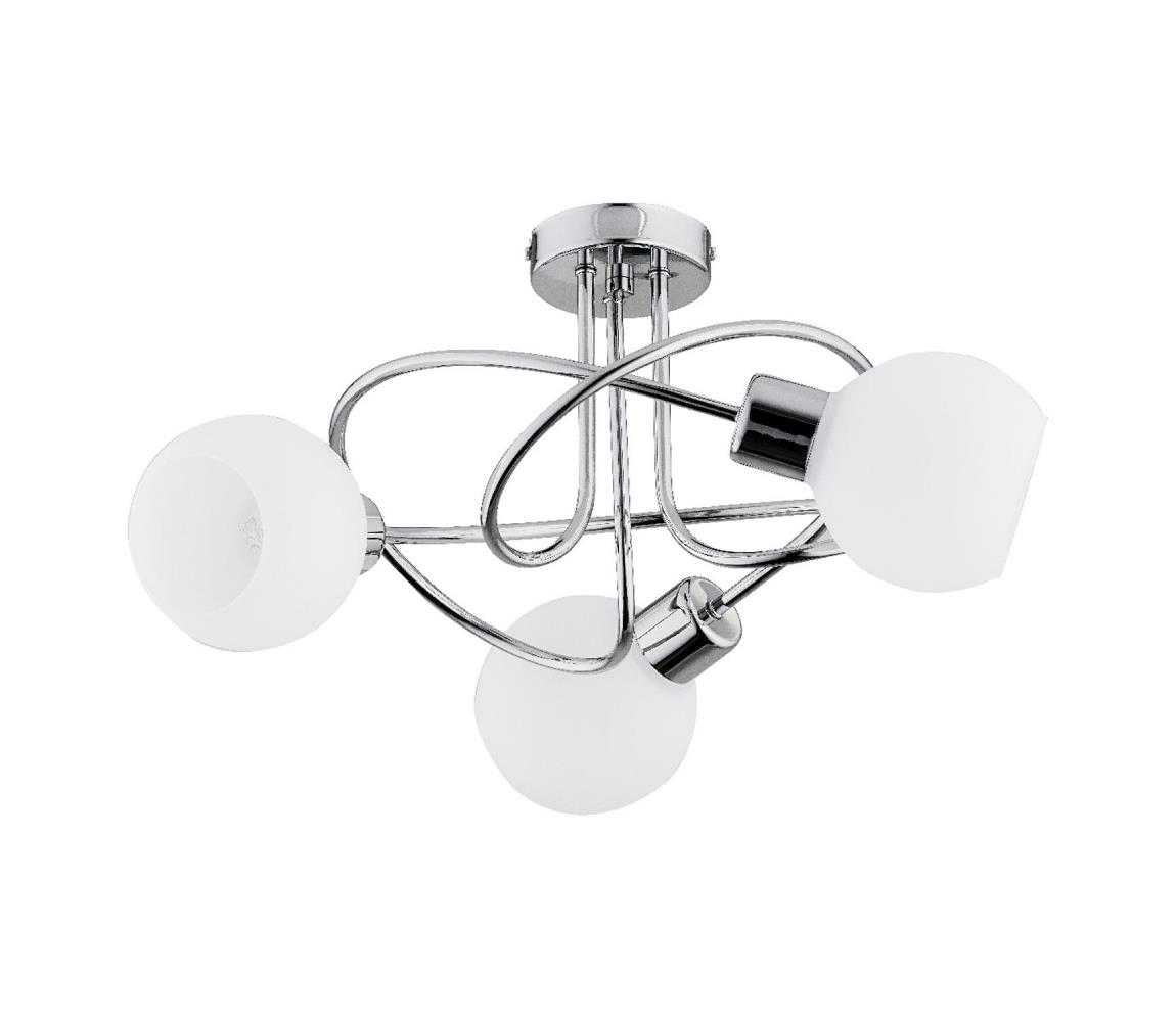 Donoci Stropné svietidlo MAMBO 3×E27/15 W/230 V, lesklý chróm
