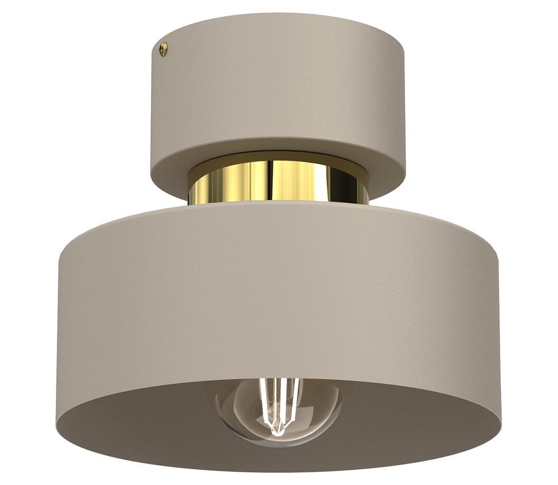 Donoci Stropné svietidlo MARTI 1xE27/15W/230V béžová/zlatá