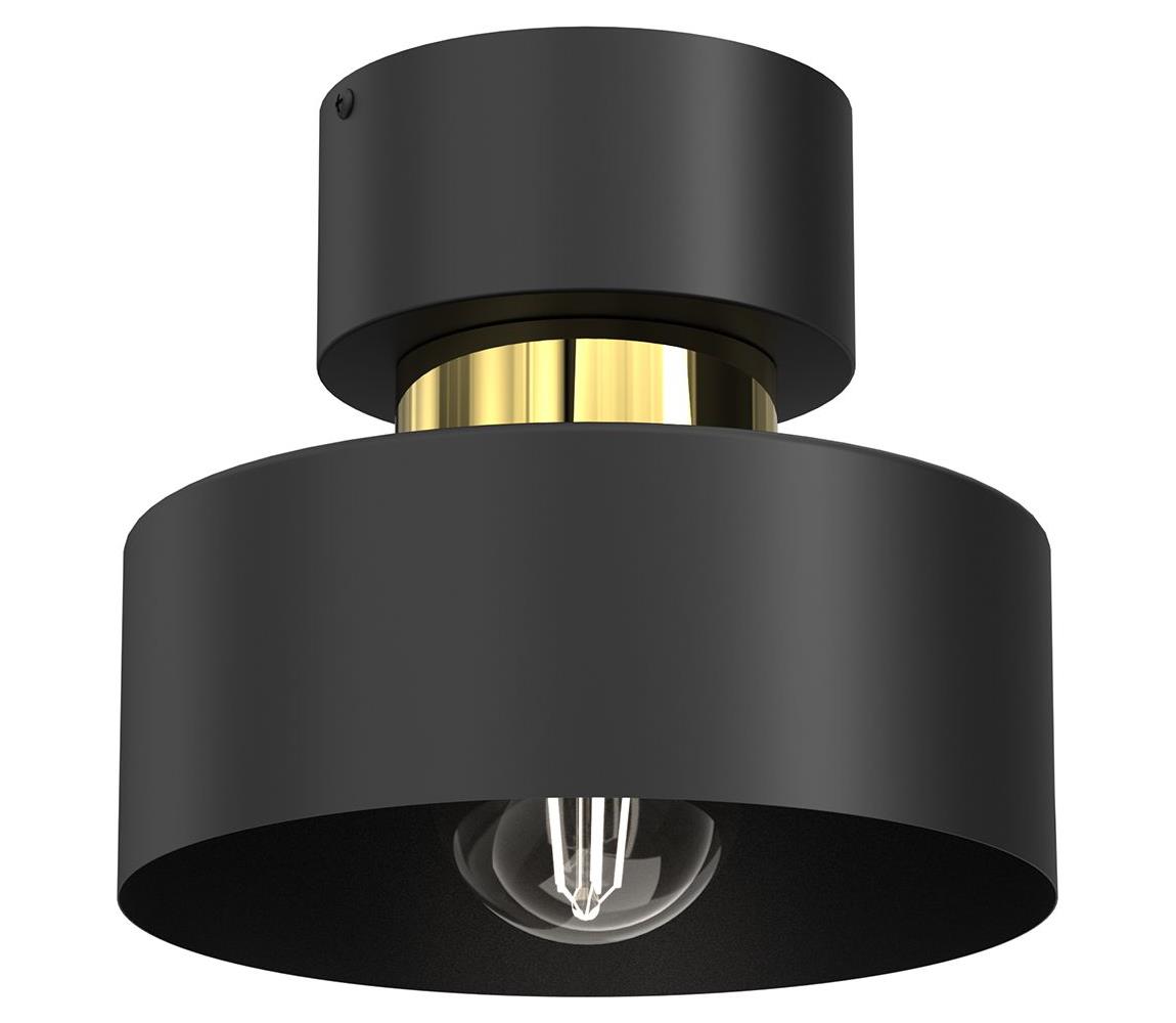 Donoci Stropné svietidlo MARTI 1xE27/15W/230V čierna/zlatá