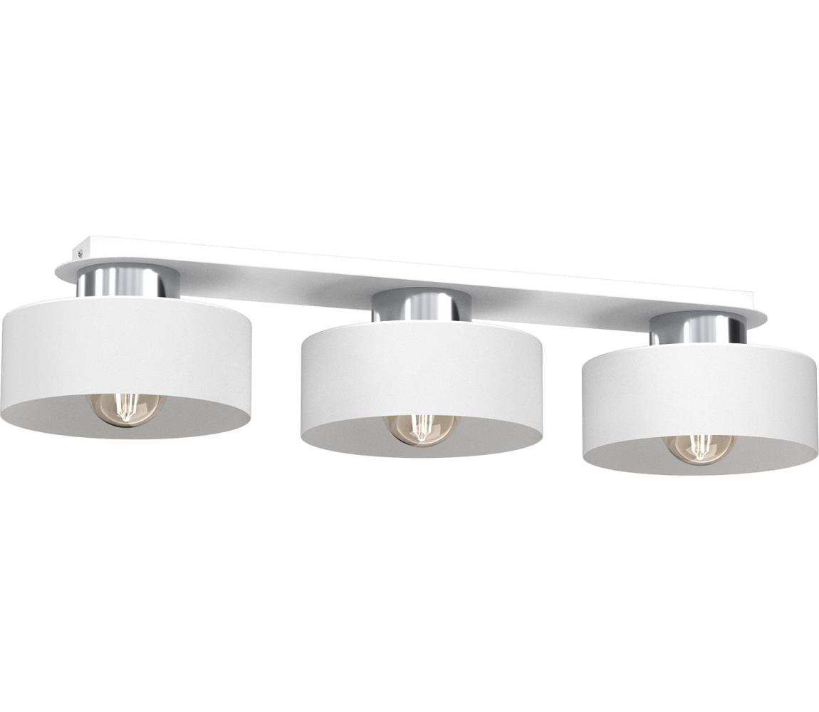 Donoci Stropné svietidlo MARTI 3xE27/15W/230V biela/chróm