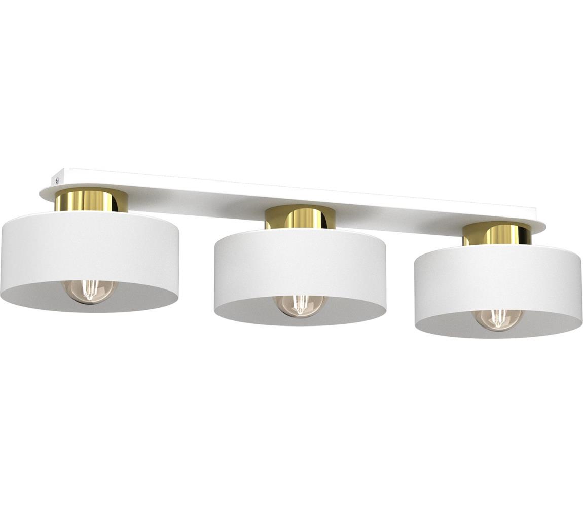 Donoci Stropné svietidlo MARTI 3xE27/15W/230V biela/zlatá