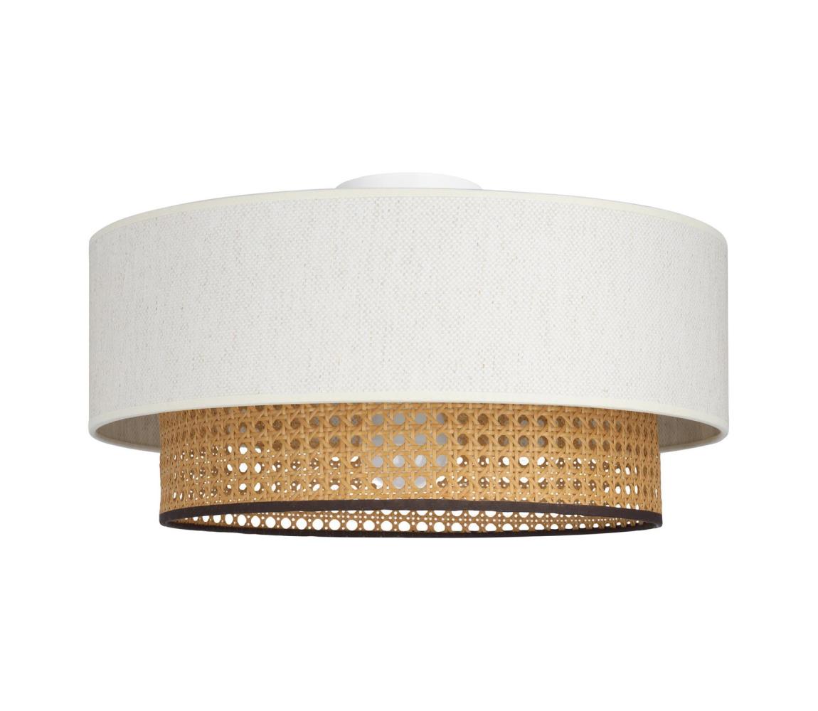 Donoci Stropné svietidlo NATIA 1xE27/60W/230V biela/hnedá H0238