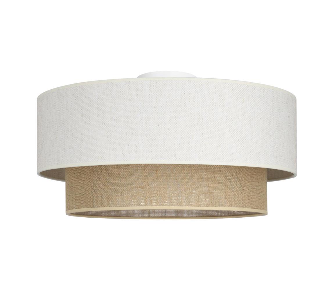 Donoci Stropné svietidlo NATIA 1xE27/60W/230V biela/hnedá H0241