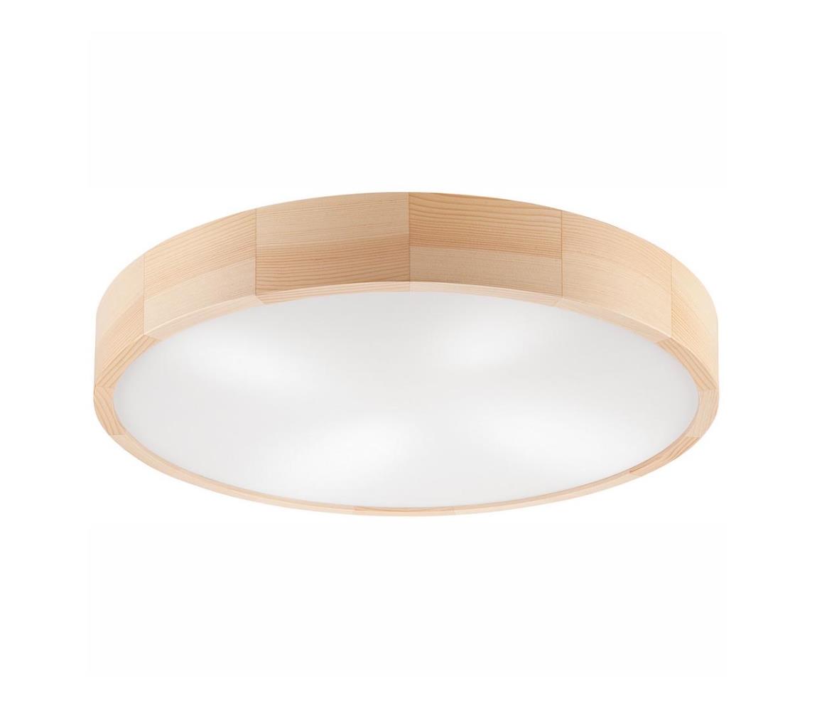 Donoci Stropné svietidlo NATURAL 4xE27/60W/230V ø 57,5 cm borovica
