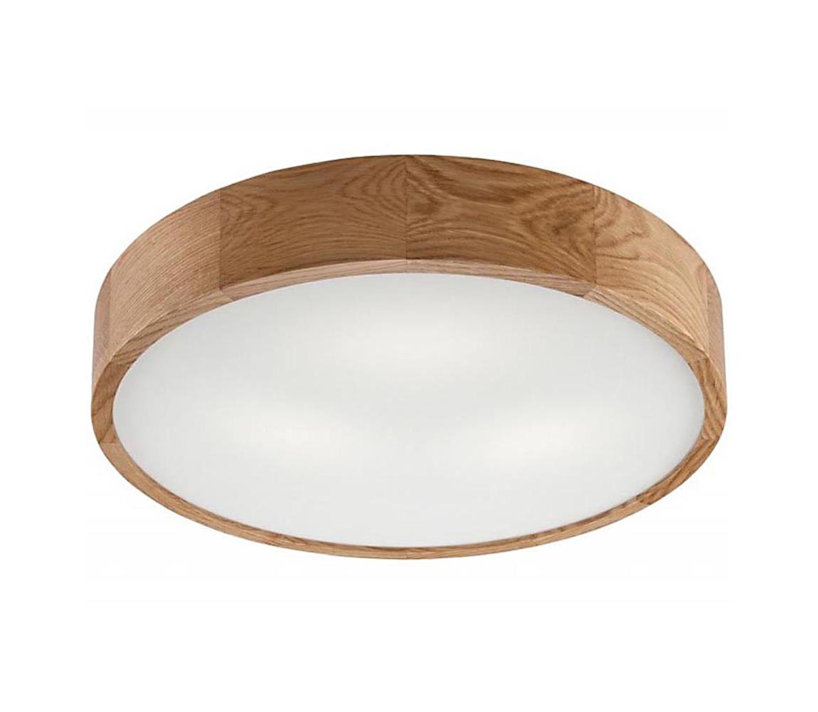 Donoci Stropné svietidlo OAK 3xE27/60W/230V dub, pr. 47,5 cm