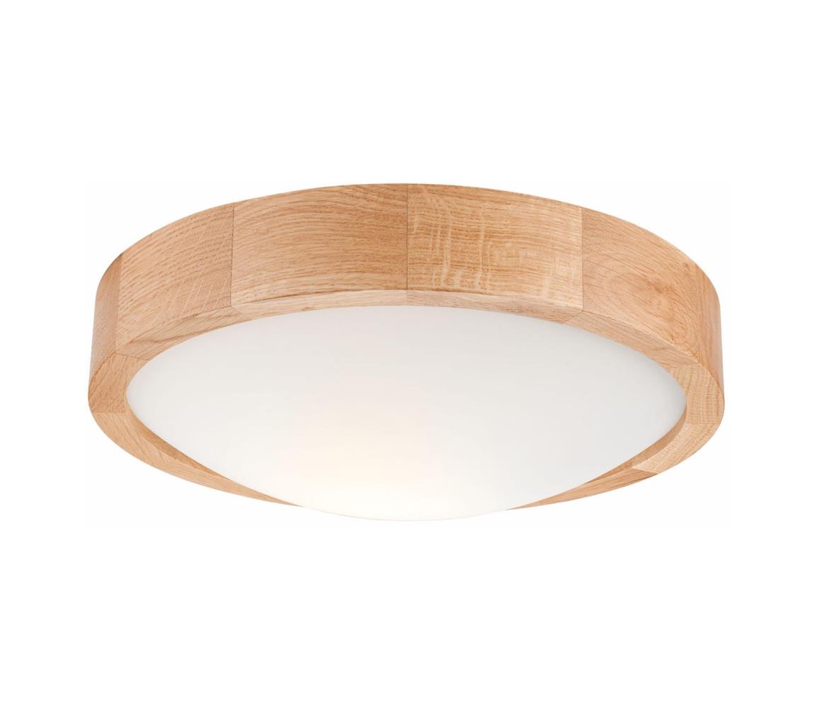 Donoci Stropné svietidlo OAK SLIM 1xE27/60W/230V dub, pr. 27 cm