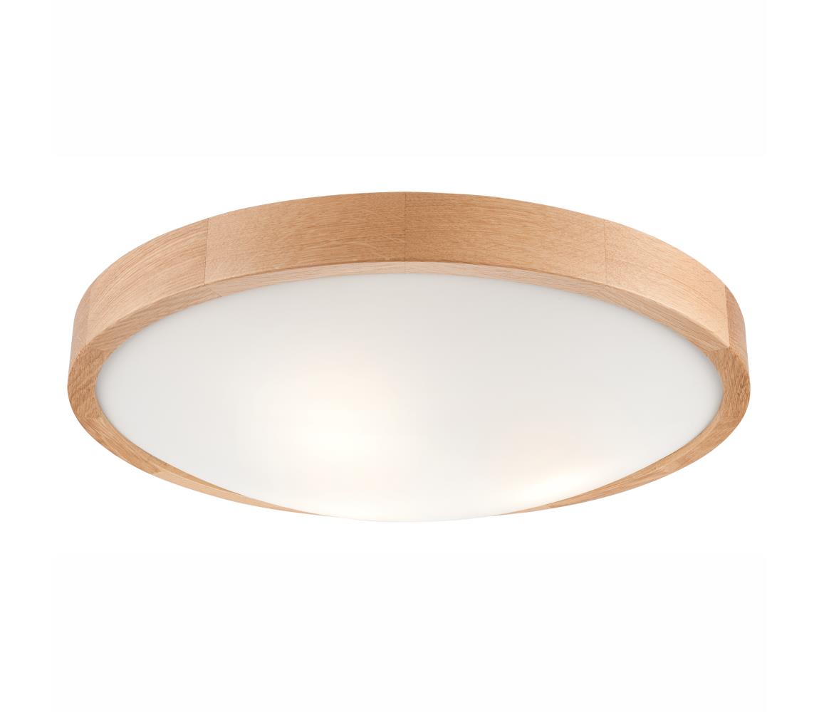 Donoci Stropné svietidlo OAK SLIM 3xE27/60W/230V dub ø 47 cm