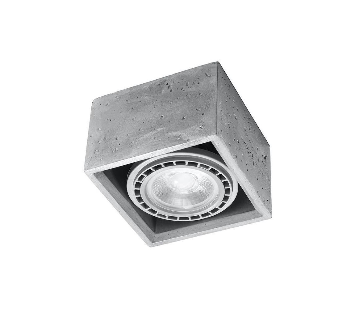 Donoci Stropné svietidlo QUATRO 1xGU10/40W/230V betón